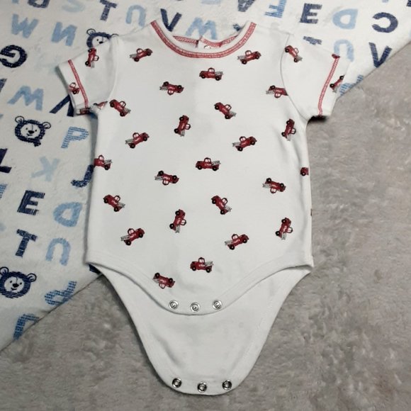 ❄️ 3-6m | Vitamins | "Vehicle" Bodysuit/Onesie - Picture 1 of 3